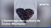 L'hommage des skieurs de Crans-Montana aux victimes de l'incendie