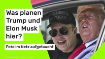 Abendessen mit Donald Trump: Foto im Netz aufgetaucht - was planen er und Elon Musk hier?