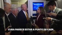 Trump dice que Cuba está 