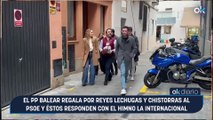 El PP balear regala por Reyes lechugas y chistorras al PSOE y éstos responden con el himno La Internacional