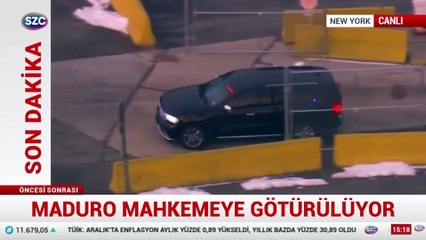 Maduro mahkemeye götürülüyor