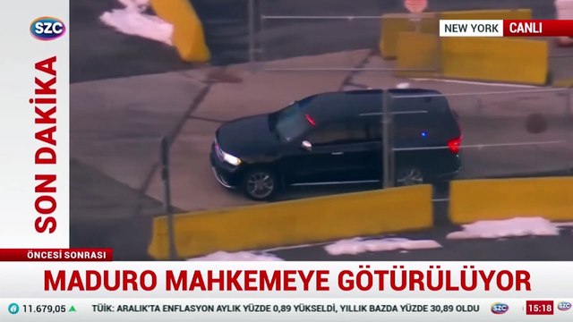 Maduro mahkemeye götürülüyor