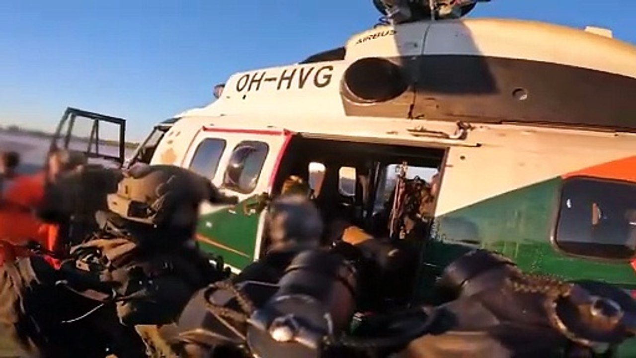 Helikopterioperaatio johti rahtialus Fitburgin takavarikointiin Itämerellä