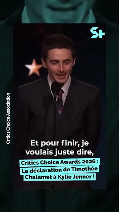 SUPERSTREAM - : La déclaration de Timothée Chalamet à Kylie Jenner