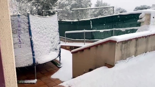 Nieve en cotas bajas en Cataluña