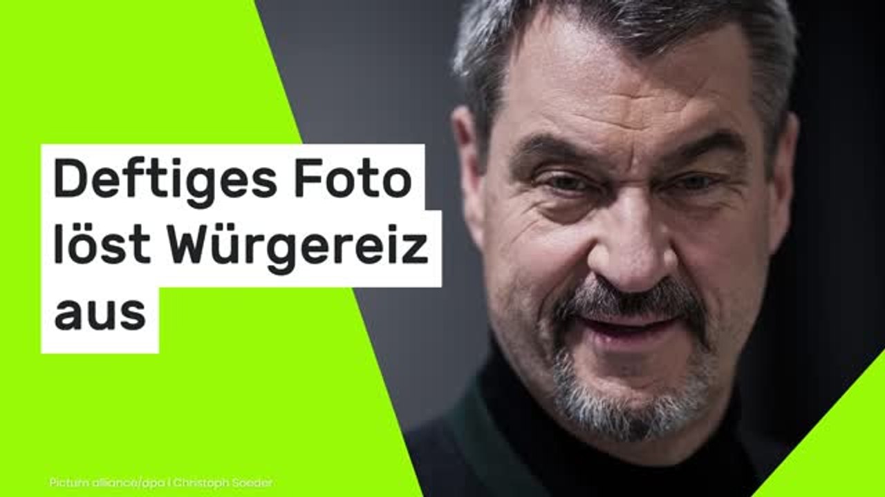 Markus Söder bei Instagram: 'Schon beim Anblick wird einem übel...' Deftiges Foto löst Würgereiz aus