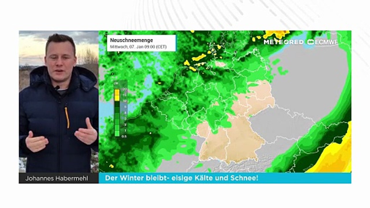 Der Winter bleibt- eisige Kälte und Schnee!