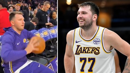 La última locura de Doncic: cuatro triples seguidos sentado en el banquillo