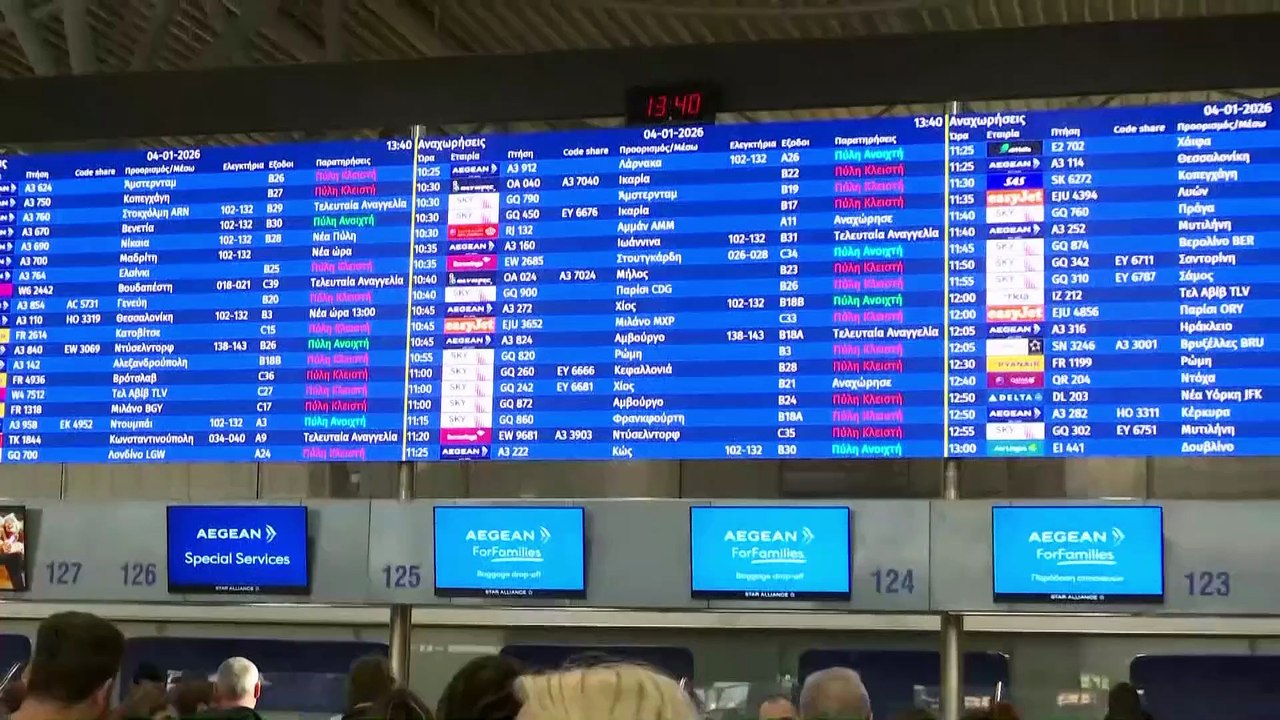 Retards et annulations de masse : l'espace aérien grec fermé suite à un problème technique