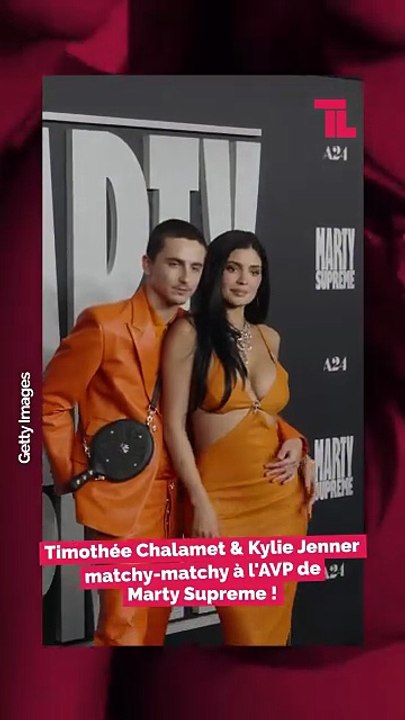TÉLÉ-LOISIRS - : Timothée Chalamet et Kylie Jenner Matchy-Matchy à l'AVP de Marty Supreme