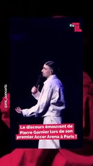 TÉLÉ-LOISIRS - - Le discours émouvant de Pierre Garnier lors de son premier Accor Arena à Paris