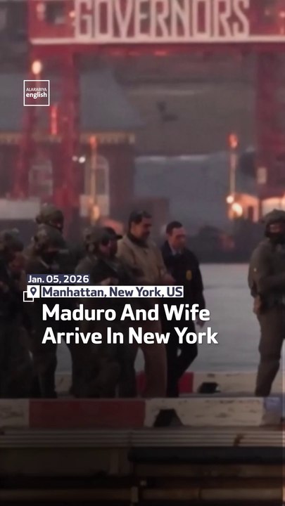 Maduro And Wife Arrive In New York