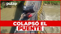 Colapsó puente del río La Vieja, entre Quindío y Valle del Cauca | Pulzo