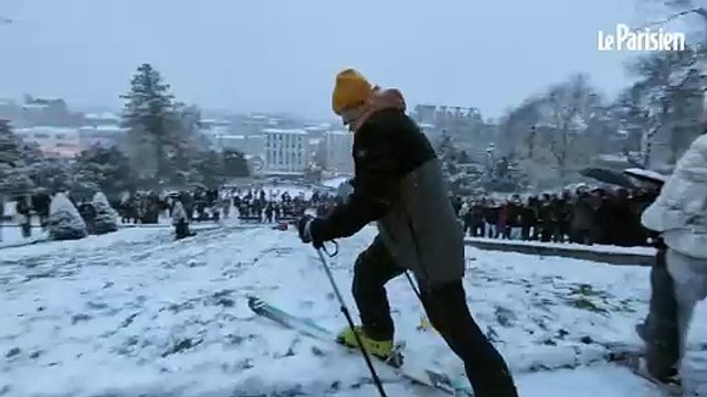 Les images de la neige à Paris et en Ile-de-France