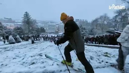 Les images de la neige à Paris et en Ile-de-France
