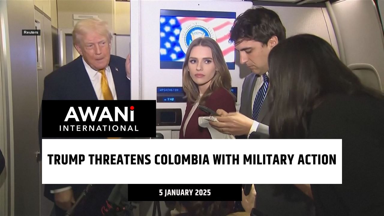 Trump threatens Colombia with military action
