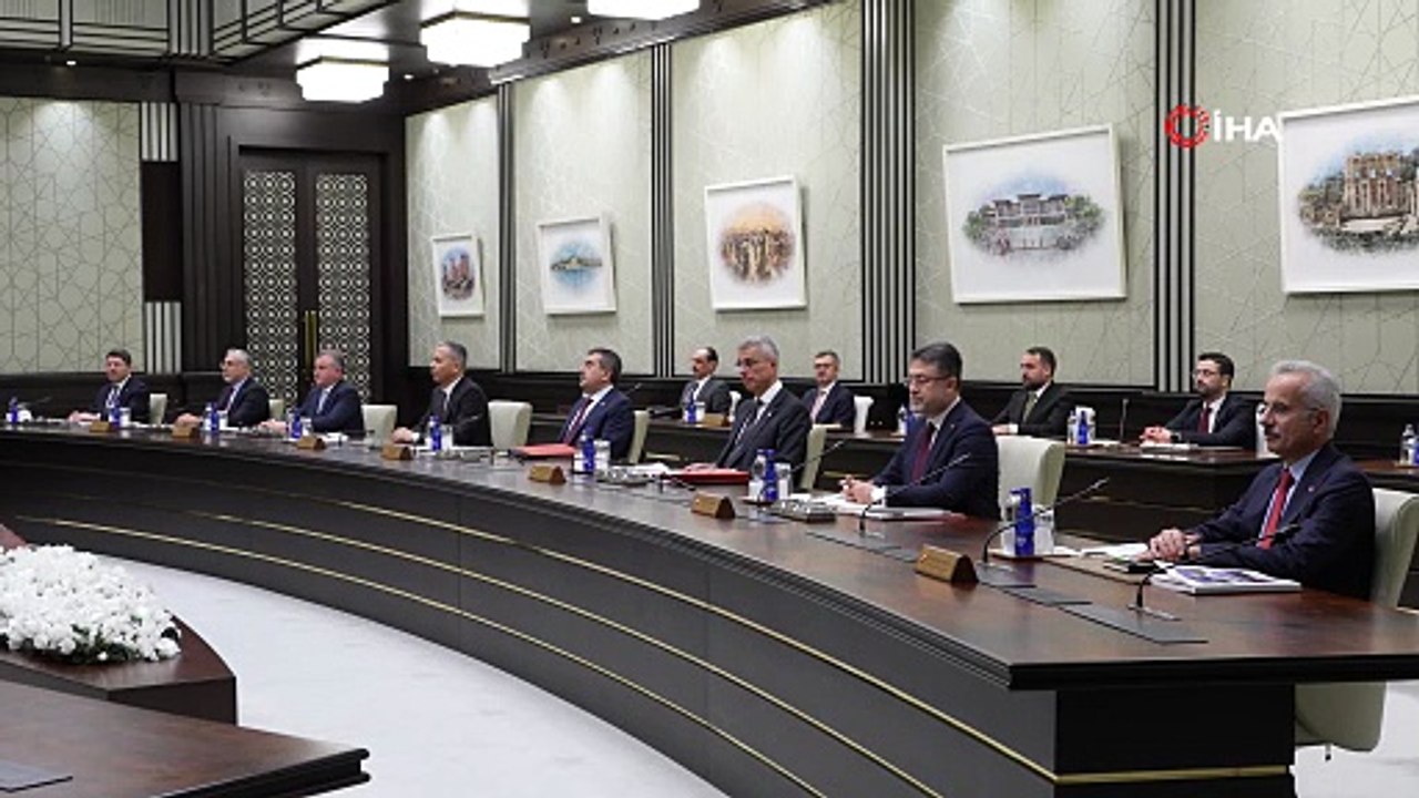 Cumhurbaşkanlığı Kabinesi, Cumhurbaşkanı Recep Tayyip Erdoğan başkanlığında toplandı