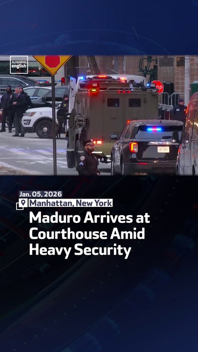 Maduro Arrives at Courthouse Amid Heavy Security