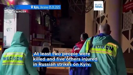 Russian overnight strikes kill at least one in Ukraine's capital Kyiv