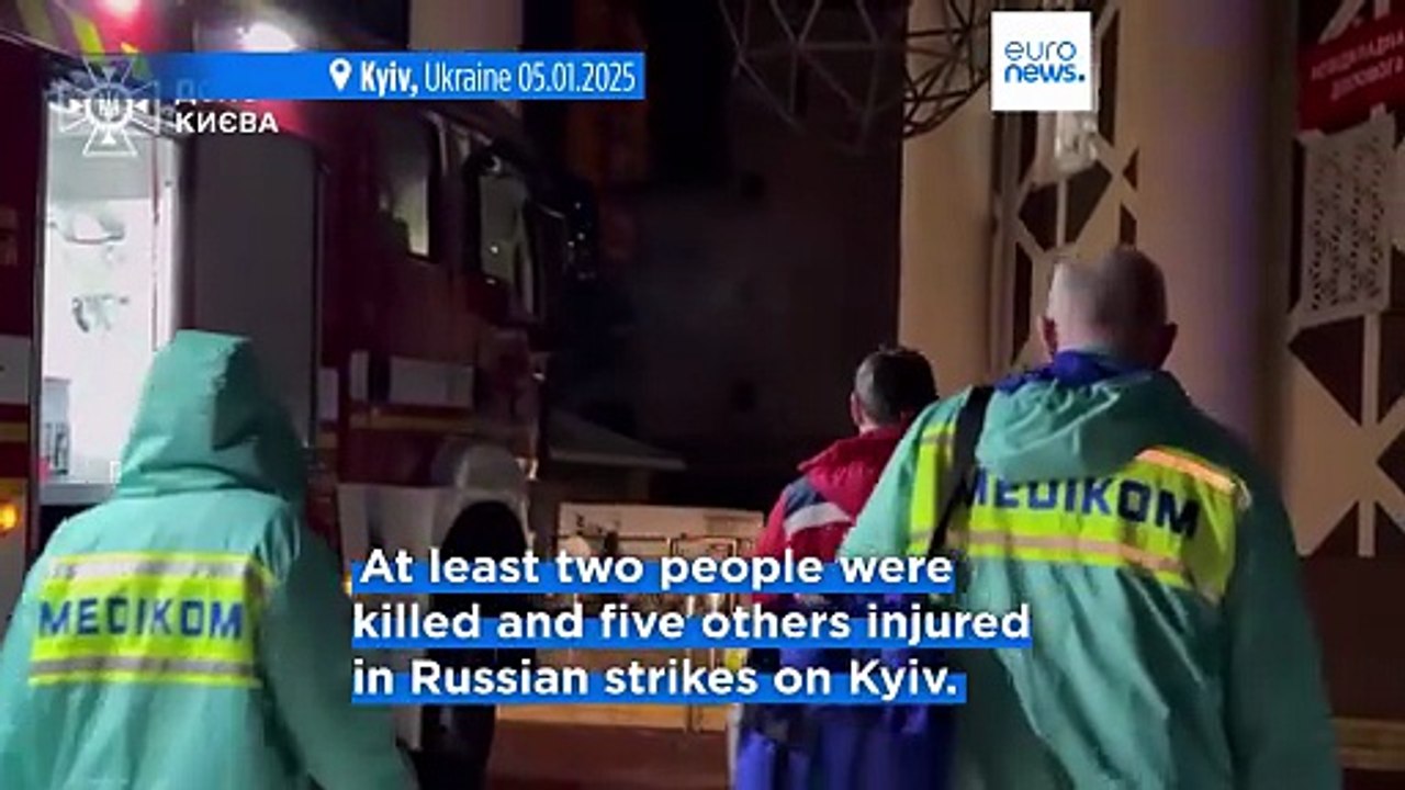 Russian overnight strikes kill at least one in Ukraine's capital Kyiv