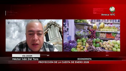 Héctor Iván Del Toro habla sobre la Proyección de la cuesta de enero 2026