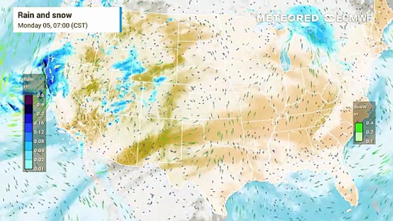 US Weather this Week: Pacific Systems and Warm Up