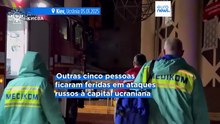 Ataques noturnos russos matam pelo menos uma pessoa em Kiev