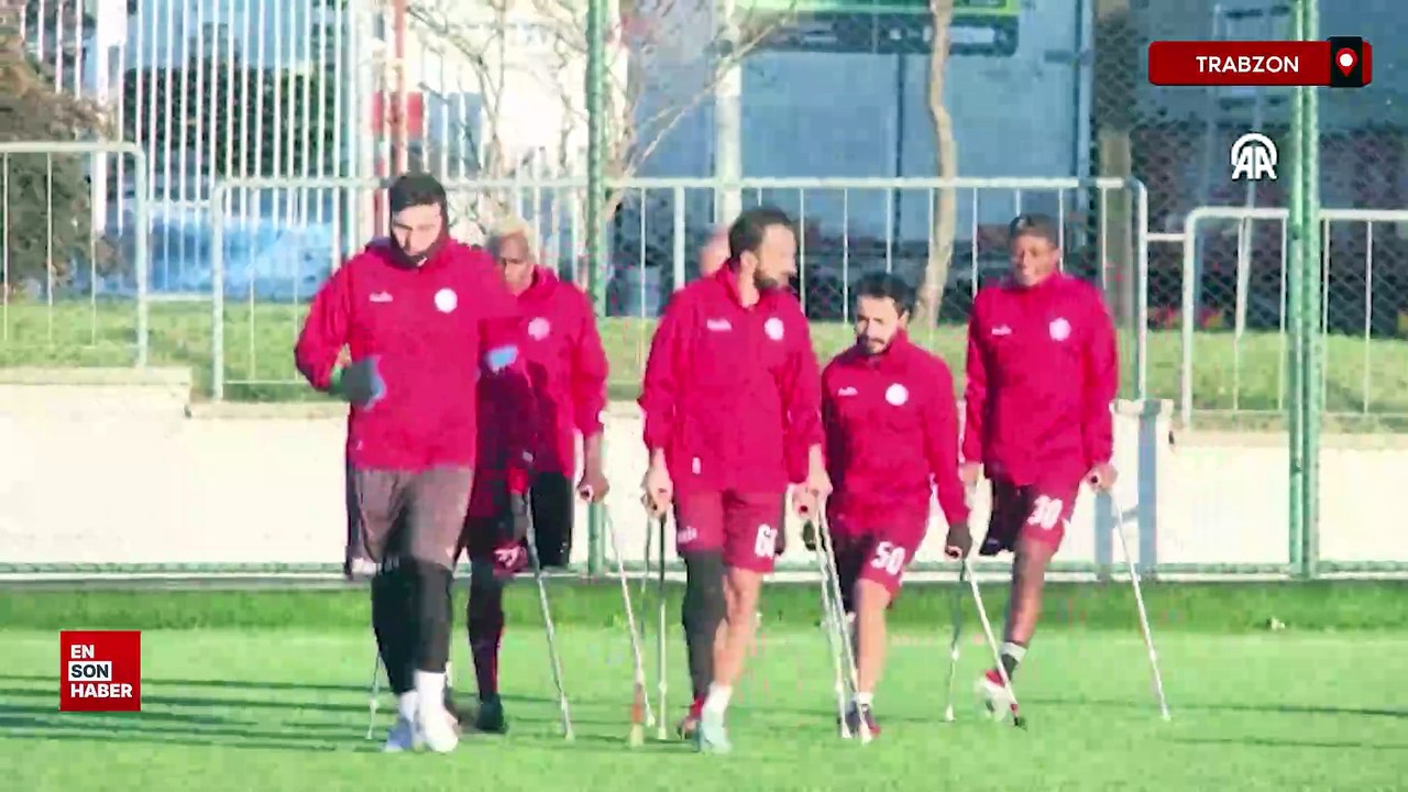 Trabzon Büyükşehir Belediyesi Ampute Futbol Takımı şampiyonluğa odaklandı