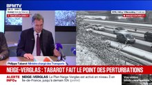 Neige-verglas: "Près de 7.500 agents sont mobilisables 24h/24 dont 600 rien qu'en Île-de-France", indique Philippe Tabarot, ministre chargé des Transports