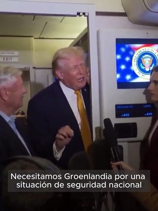 Donald Trump aseguró que Estados Unidos necesita Groenlandia por razones de seguridad nacional