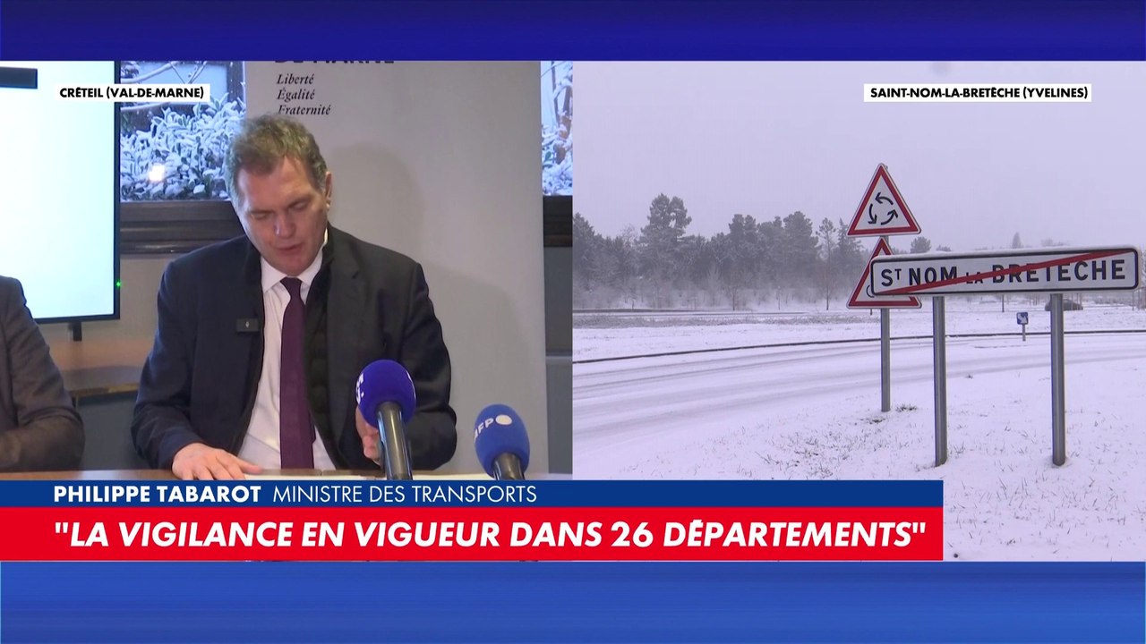Philippe Tabarot : la météo pourrait conduire à «des annulations et des retards de vols» à Paris