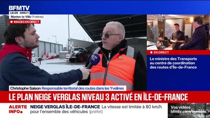 Neige: "Nous intervenons en continu", indique le responsable territorial des routes dans les Yvelines