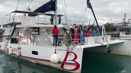 Els Reis d'Orient arriben a la Marina de València
