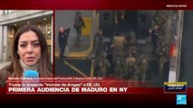 Nicolás Maduro llega al tribunal federal de Nueva York encargado de su comparecencia