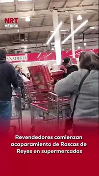 👑🥖 A un día del 6 de enero, comenzó el acaparamiento de Roscas de Reyes en supermercados, presuntamente por revendedores que realizan compras masivas.