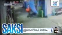 Lalaking nanloob umano ng bahay at nambato ng LPG tank, sugatan matapos mabaril ng may-ari; bystander, nadamay | Saksi