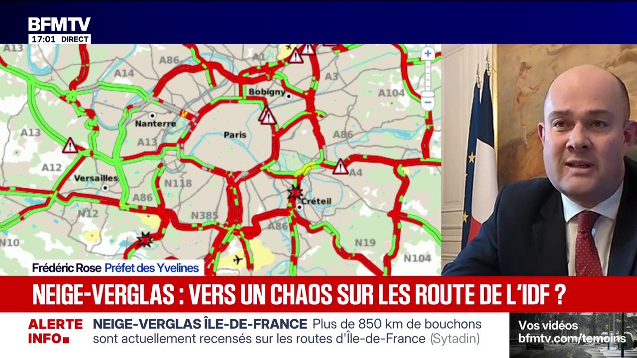 Neige: "Il n'y aura pas de ramassage scolaire demain matin", indique le préfet des Yvelines