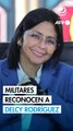 Militares reconocen a Delcy Rodríguez como presidenta encargada de Venezuela