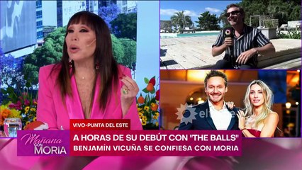 La pícara confesión de Moria Casán sobre Gonzalo Valenzuela que dejó sin palabras a Benjamín Vicuña en vivo