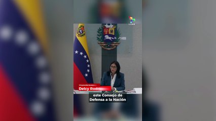 Delcy Rodríguez | Reunión de urgencia del Consejo de Defensa de la Nación en el Palacio de Miraflores ante la agresión militar en contra Venezuela