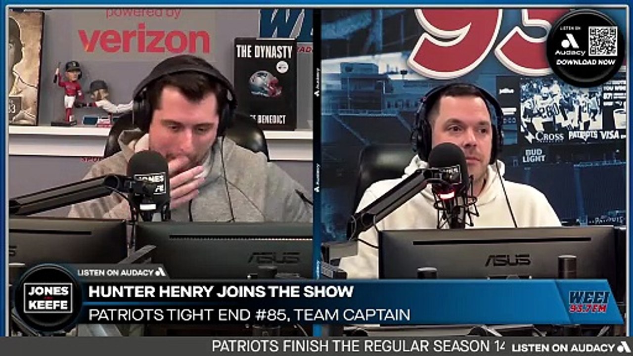 Jones & Keefe: Hunter Henry joins the show ahead of Sunday's Wild Card matchup against the Chargers