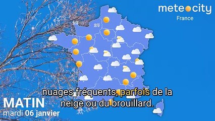 Bulletin météo France du mardi 06 janvier 2026
