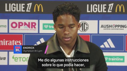 Endrick desvela el consejo que le dio Ancelotti antes de fichar por el Olympique de Lyon | Real Madrid