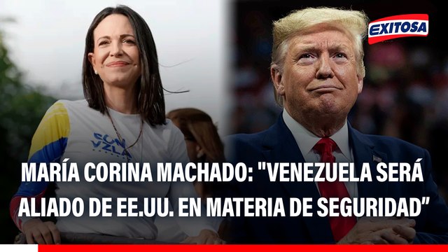 María Corina Machado: Venezuela será el principal aliado de EE.UU. en materia de seguridad, energía, democracia y derechos humanos