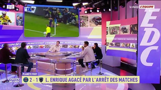 Luis Enrique agacé par les nouvelles interruptions du match face au Paris FC - Foot - Ligue 1 - PSG