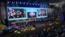 Momen Prabowo Nyanyi 'Sio Mama' Bareng Bahlil di Perayaan Natal Nasional 2025