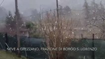 Nevica in provincia di Firenze: le immagini di lunedì 5 gennaio