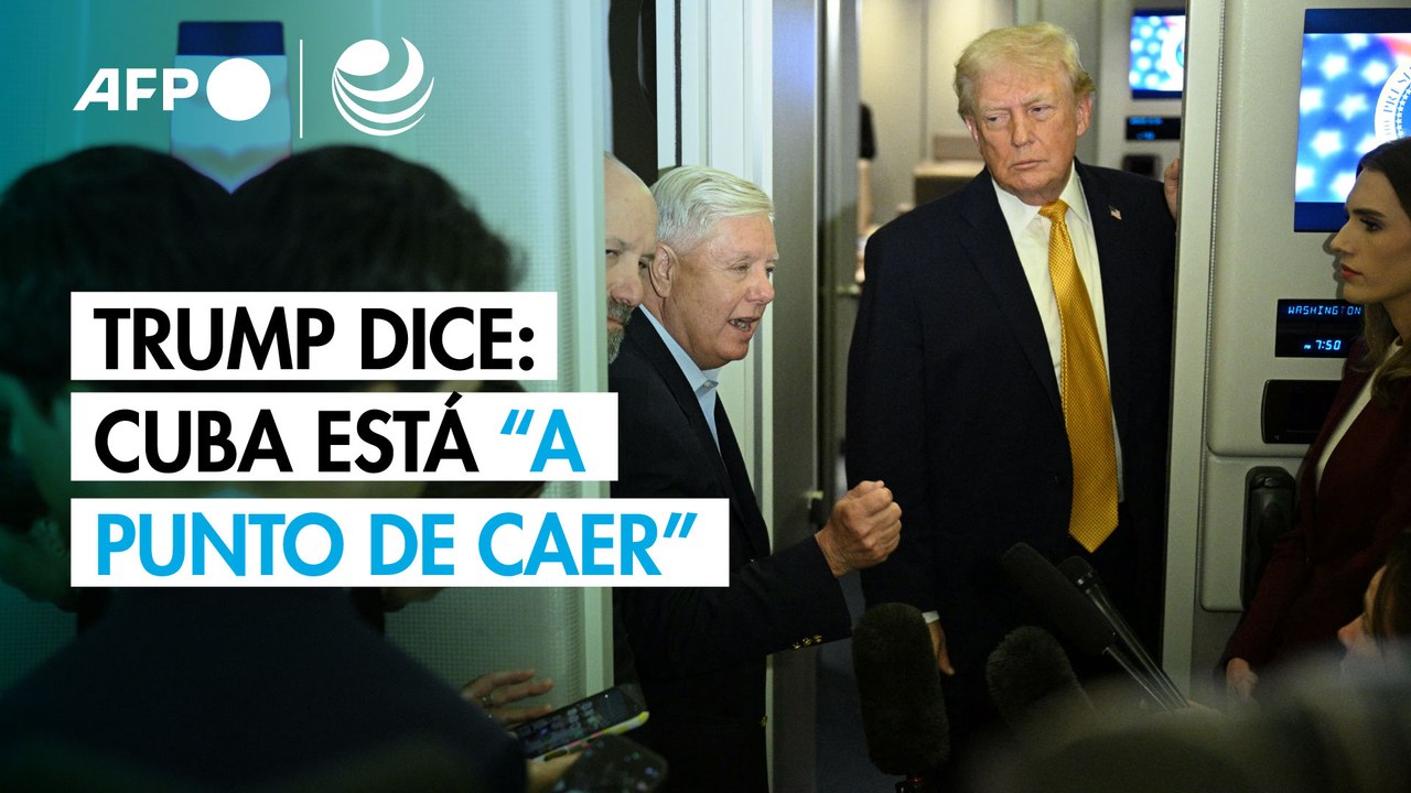Trump dice que Cuba está "a punto de caer"