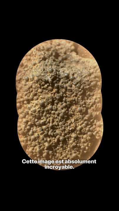 Une roche étrange photographiée sur Mars 😳