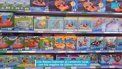Los Reyes ilusionan al comercio local con los regalos de último momento